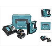 Makita DBN 500 RFJ Accu-opsteekspijkermachine 18 V 15-50 mm + 2x accu 3.0 Ah + lader + Makpac