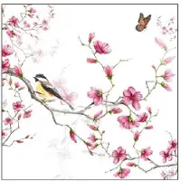Ambiente Servetten Bird & Blossom 33cm Multi multi Papier Servetten