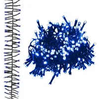 vidaXL Lichtslinger cluster met 3000 LED's blauw PVC