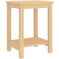 vidaXL Nachtkastje 35x30x47 cm massief grenenhout naturel