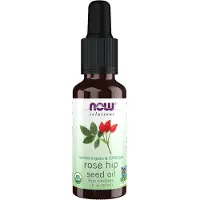 Now Solutions, Biologische Rozenbottelzaadolie, 100% Puur, Voor Gezichtszorg, Vegan, 1-O