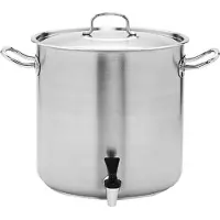 Pujadas Kookpan 72 Ltr Met Kraan Roestvrijstaal Horeca