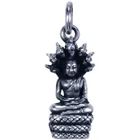 MOOYE ® - Collectie Zilveren Boeddha ketting hanger - geboortedag Zaterdag