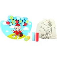 Small Foot Klaas vaak balans spel - Multi kleuren + handige draagzak