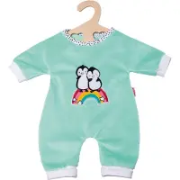 Heless Poppenromper Pinguïn Junior 28-35 Cm Fluweel Blauw