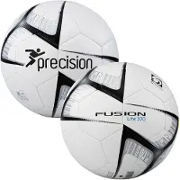 Precision voetbal Fusion Lite PU 370 gram wit/zwart maat 5