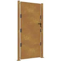 vidaXL Poort 100x175 cm cortenstaal