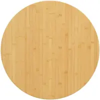 vidaXL Tafelblad Ø 80x2,5 cm bamboe