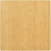 vidaXL Tafelblad 80x80x2,5 cm bamboe