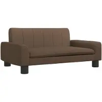 vidaXL Hondenmand 70x45x30 cm stof bruin