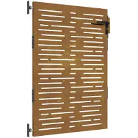 vidaXL Poort 85x150 cm vierkant cortenstaal