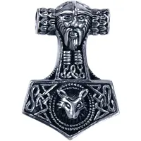 MOOYE ® - Collectie Zilveren Hamer van Thor ketting hanger