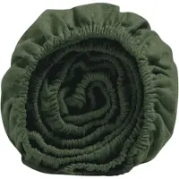 Yumeko Hoeslaken Flanel 90x200 Groen - Eco, Bio & Fairtrade