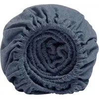 Yumeko Hoeslaken Flanel 140x200 Blauw - Eco, Bio & Fairtrade