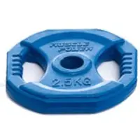 Muscle Power Aerobics Halterschijf - 30 mm - 2.5 kg - Blauw - Per stuk