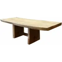 AVH-Collectie Boomstamtafel kopzit 300x100xH77,5 cm - bladdikte 10 cm