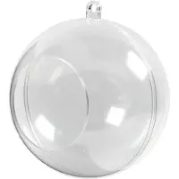 Packlinq Deco ballen met opening, d 8 cm, gatgrootte 4,5 cm, 5 stuk/ 1 doos