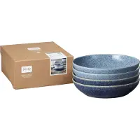 Denby Pastabord Studio Blue Cobalt Flint 22 cm (Set van 4)