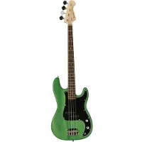 Fazley Outlaw Series Peacemaker Basic Green elektrische basgitaar met gigbag