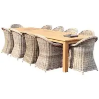 AVH-Collectie Old Java Roma dining tuinset 320x110xH77,5 cm 11 delig