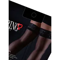 Daring Intimates - Satin Touch Stay Ups - Hosiery Stay Ups Zwart O/S