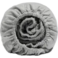Yumeko Hoeslaken Flanel 160x200 Grijs - Eco, Bio & Fairtrade
