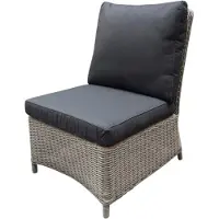 AVH-Collectie Bilbao middenelement grijs wicker