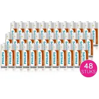Philips Longlife AA Batterijen / Penlite (48 stuks)