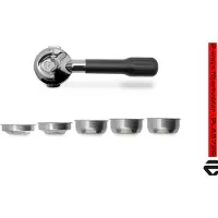 Lelit hendel met 2 kopjes portafilter, 57mm