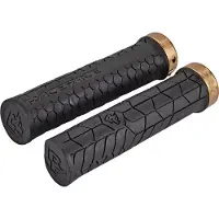 Race Face GETTA GRIP handgrepen Zwart / Goud || Maat: 33