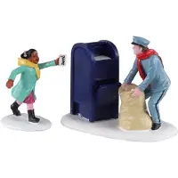Lemax Just in time set of 2 kerstfiguur