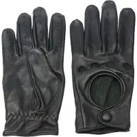 Swift premium racing leren handschoenen zwart