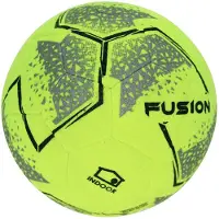 Precision zaalvoetbal Fusion nylon/polyester geel/zwart maat 4