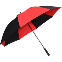 Fan Toys Precision golfparaplu 75 cm polyester/fiberglas rood/zwart