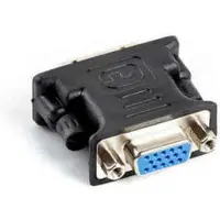 Lanberg - DVI-I 24+5 pin dual link male naar VGA female adapter zwart