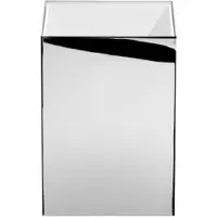 DECOR WALTHER Prullenbak Corner 6 L Acryl Chrome