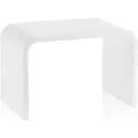 DECOR WALTHER Badkamerbankje Stone Footstool White Matt