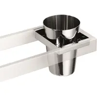 Linea Beta beker SKUARA voor accessoires 8cm inox poli
