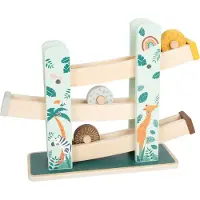 Small Foot Design - Houten Knikkerbaan Safari, 4dlg.