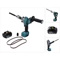 Makita Slijpmachine + polijstmachine, DBS 180 F1 Accu bandvijl 18 V 9 x 533 mm Borstelloos + 1x accu 3.0 Ah - zonder lader (Bandschuurmachine)