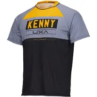 Kenny Charger Short Sleeve Jersey Zwart / Grijs / Geel