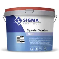 Sigma Sigmatex Superlatex Matt | Matte Muurverf en Plafondverf 2,5 LTR - Wit