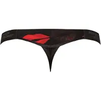 Male Power Micro String - L/XL black,red S/M