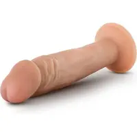 Blush Novelties Blush Dildo Love Toy Dr. Skin Plus 6 Inch Posable Dildo Vanilla beige