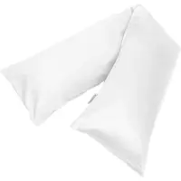 Yumeko Kussensloop Katoen Satijn 35x160 Wit - Eco, Bio & Fairtrade