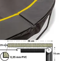 Magic Jump Trampoline Rand Black 270 cm