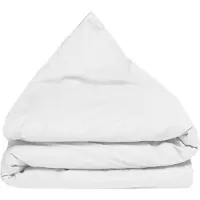 Yumeko Kinderdekbedovertrek Percal Katoen 100x135 Wit - Eco, Bio & Fairtrade