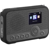 Sangean WFR-39 Zakradio met internetradio Internet, DAB, VHF (FM) Internetradio, FM, WiFi Spotify, Wekfunctie, Oplaadbaar Grijs, Zwart