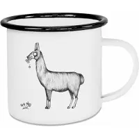 Ligarti Handgemaakte emaille mok Lama 300ml