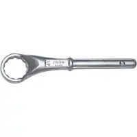 Padre ringsleutel 839, SW 27 mm, lengte 185 mm, CV-staal, gekarteld, twaalfpunts met speciaal profiel